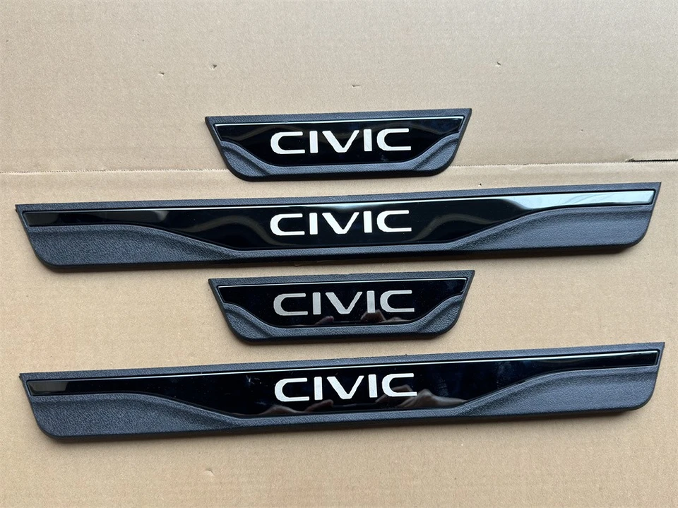 For Honda Civic 2025 Accessories Car Door Sill Scuff Cover Panel Step Protector Foto 3 de 4