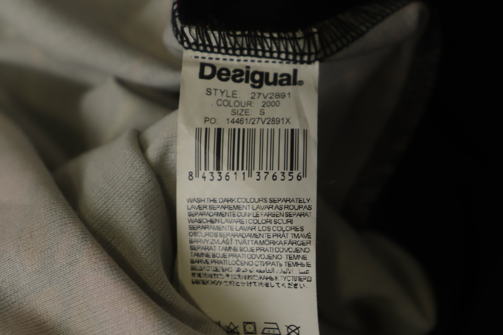 DESIGUAL Multi Patterned Rainbow 69 Long Sleeve R… - image 18