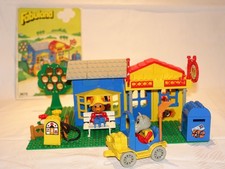 Lego Fabuland Gemischtwarenladen + Post (3675) komplett + Bauanleitung ohne OVP