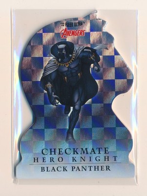 2022 FLEER ULTRA AVENGERS CHECKMATES #CP11 BLACK PANTHER SP