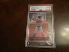 1999 Topps Stadium Club Triumvirate Luminous Andruw Jones #T2A PSA 8 NM-MT