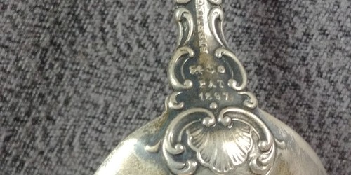 1904 Gleenwood Iowa Mills Co Sterling Silver Souvenir Spoon Antique 19.8 Grams - Picture 13 of 23