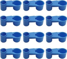 12Pcs Automatic Bird Drinker Feeder Plastic Soda Pop Water Bottle Cup or Pige...