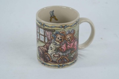Boyds Bears Friendship Mug 1999 Forever Friends Quote Bearware Pottery Coffee Cu