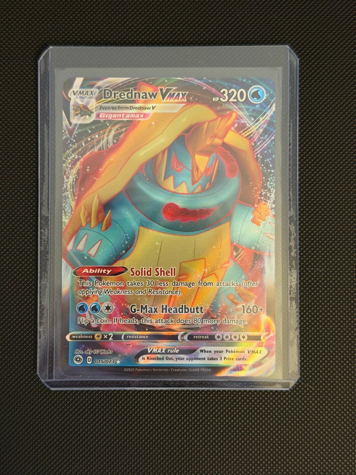 Drednaw VMAX Holo Ultra Rare Champion's Path 15/73 NM