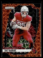 2024 Panini Prizm Football Orange Lazer #4 Trey McBride