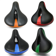 WIDE BIG BUM BIKE BICYCLE GEL CRUISER EXTRA COMFORT SPORTY SOFT PAD SADDLE SEAT