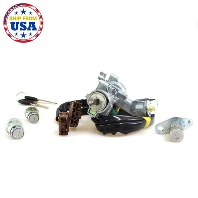 #ad #ad HONDA CIVIC SI VX DX HATCHBACK 1992 96 IGNITION STEERING DOOR TRUNK LID LOCK SET $160.46