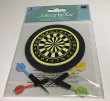 Jolees By You Dart Board Dimensional Stickers Unused