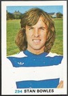 FKS 1977/78 SOCCER STARS- #294-QUEENS PARK RANGERS-STAN BOWLES