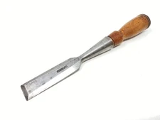 Vintage Stanley Beveled Edge Socket Chisel 1” Wide Nice Condition USA Made!