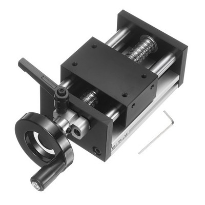 50mm Effective Stroke Length Manual Sliding Table Double Optical Axis Slide Rail