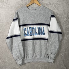 VTG North Carolina Tar Heels UNC Crewneck Sweatshirt Adult Large Soffe 90s USA