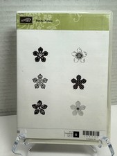 Stampin' Up PETITE PETALS Cling Rubber Stamp Set 133155 FLOWERS