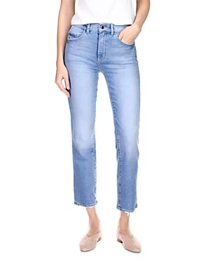 DL1961 Patti High Rise Straight Jeans in Reef 888230495649 28 RT $199.0