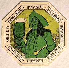 DORTMUND DORTMUNDER HANSA BIER BIER BIERDECKEL 40-50 Jahre alt