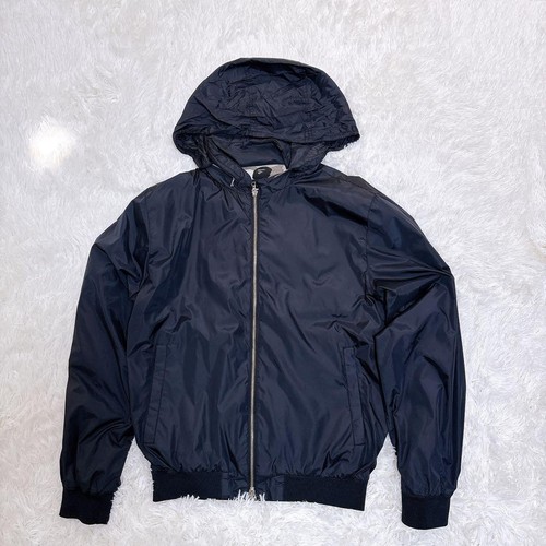 A Bathing Ape 90s Vintage Polyester Nylon Hooded Blouson Jacket Black - Picture 5 of 11