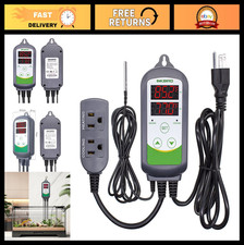 Digital Temperature Controller 2-Stage Thermostat for Homebrew, Greenhouse, 110V