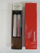Airguide 421-W Indoor-Outdoor Thermometer with Box Instructions Hardware NOS