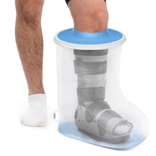 Adult Foot Protection Cover Suitable For Showering Reusable Waterproof Fixed Cov