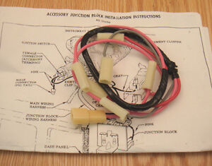 1956 1957 1958 1959 CHEVY TRUCK FUSE PANEL WIRE HARNESS WIRING HARNESS