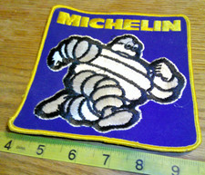 Vintage Michelin Man Tires 6”x6” Classic Logo Patch never used