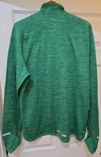 Men's Green Nike Dri-Fit Long Sleeve Jacket Nylon Pull Over Half-Zip Sz XL - Picture 6 of 6