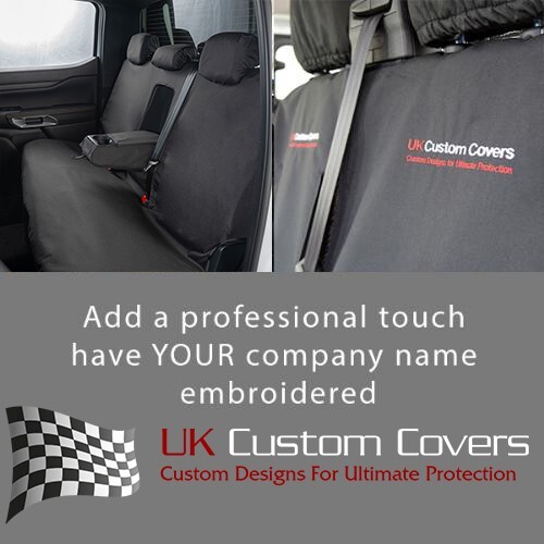 Ford Ranger Wildtrak Heck Seat BezüGe Stickerei (2022 Ab) Schwarz 1192 Bem-image