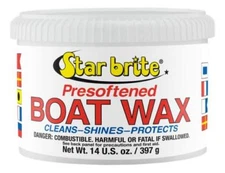 Star Brite Presoftened Carnuba Marine Boat Wax - 14oz