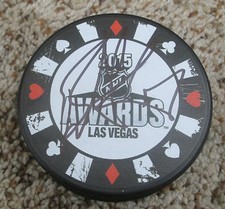 Ryan Getzlaf Signed 2015 NHL Awards Hockey Puck with proof Ryan Getzlaf Signed 2015 NHL Awards Hockey Puck with proof