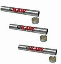 RAW Aluminum King Size - 3 TUBES - Cone Cigar  Holder
