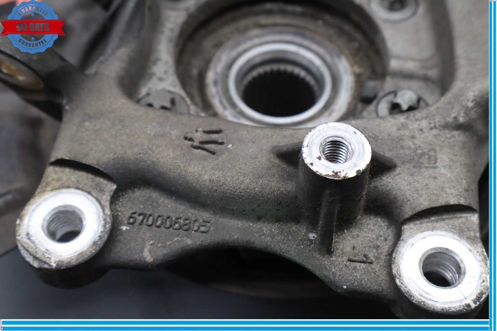 14-17 Maserati Quattroporte M156 SQ4 Rear Right Side Spindle Knuckle Hub Oem
