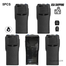 Lot 5 4CH Channel Black Front Housing Case Cover For CP200 CP Radio