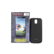 Power Bear Galaxy S4 Black Rechargeable Power Case