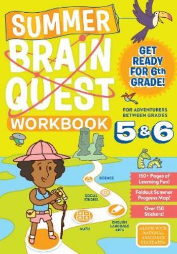 Bridget Heos Claire Piddock Workman Publis Summer Brain Quest: Betw (Tascabile)