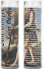 Saint Onuphrius San Onofre Saint of homeless weavers  Prayer Card Candles