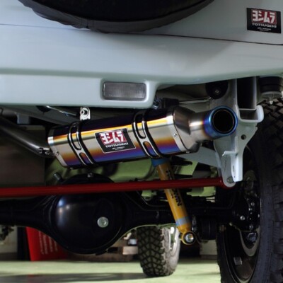 （あっちゃんさん専用）APIO x YOSHIMURA  チタンブルー APIO x YOSHIMURA トツゲキR-77Jチタンサイクロン（JB64用