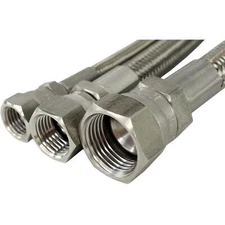 BVV USA Made 1/2" x 37 Degree JIC Stainless Steel Hoses