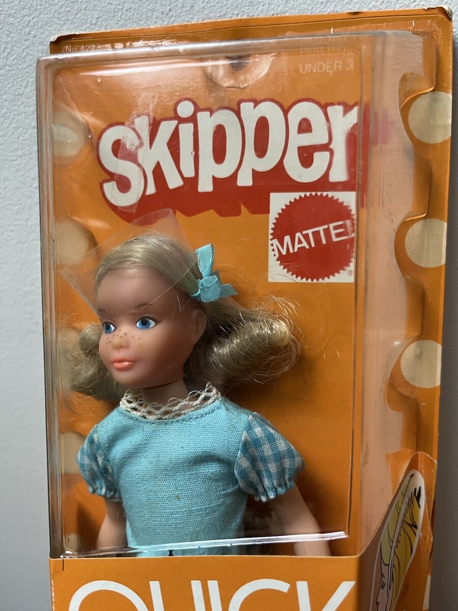 Vintage Barbie 1972 Quick Curl Skipper #4223 NRFB MIB MIP Vintage Barbie 1972 Quick Curl Skipper #4223 NRFB MIB MIP