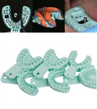 Dental Orthodontic Plastic Disposable Trays Impression Green Upper Lower