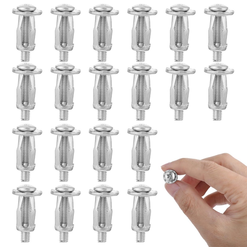 20 Pcs M5 Hollow Door Anchors and Screws Hollow Metal Cavity Fixing Hollow Wa... 20 Pcs M5 Hollow Door Anchors and Screws Hollow Metal Cavity Fixing Hollow Wa...