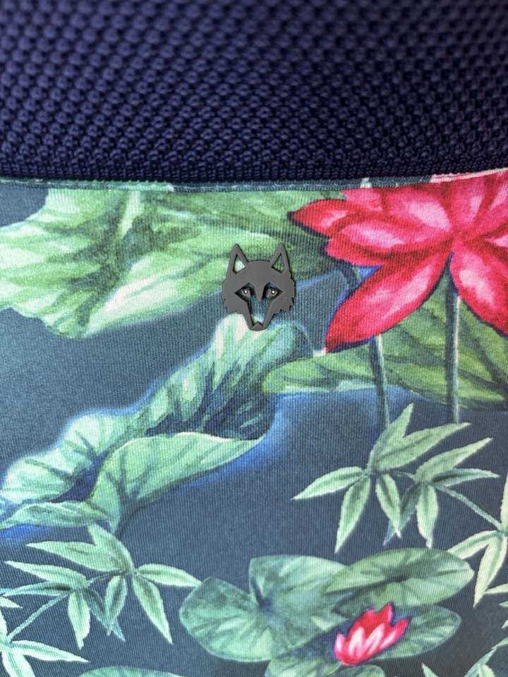 Greyson Polo Shirt Mens Small Magic Garden Floral Golf Performance Wolf