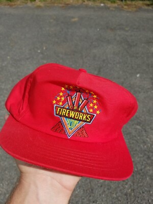 Rare Vintage The Fireworks Factory Disney Hat