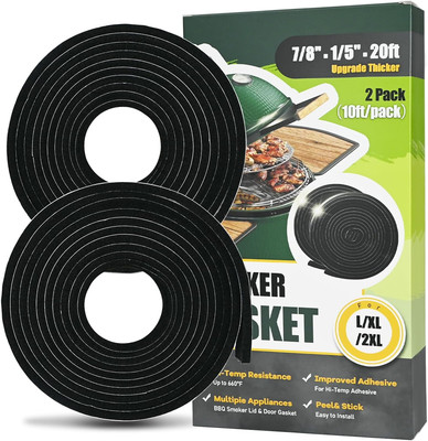 Upgrade Thick Replacement Gasket Fit for Big Green Egg Large/Xl/Xxl - 2-Pack X 1