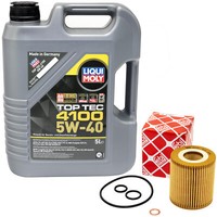 MotoröL Set 5W-40 5 Liter + ÖLfilter FüR BMW 1Er 116I 120I E87 3Er E46 5Er X3