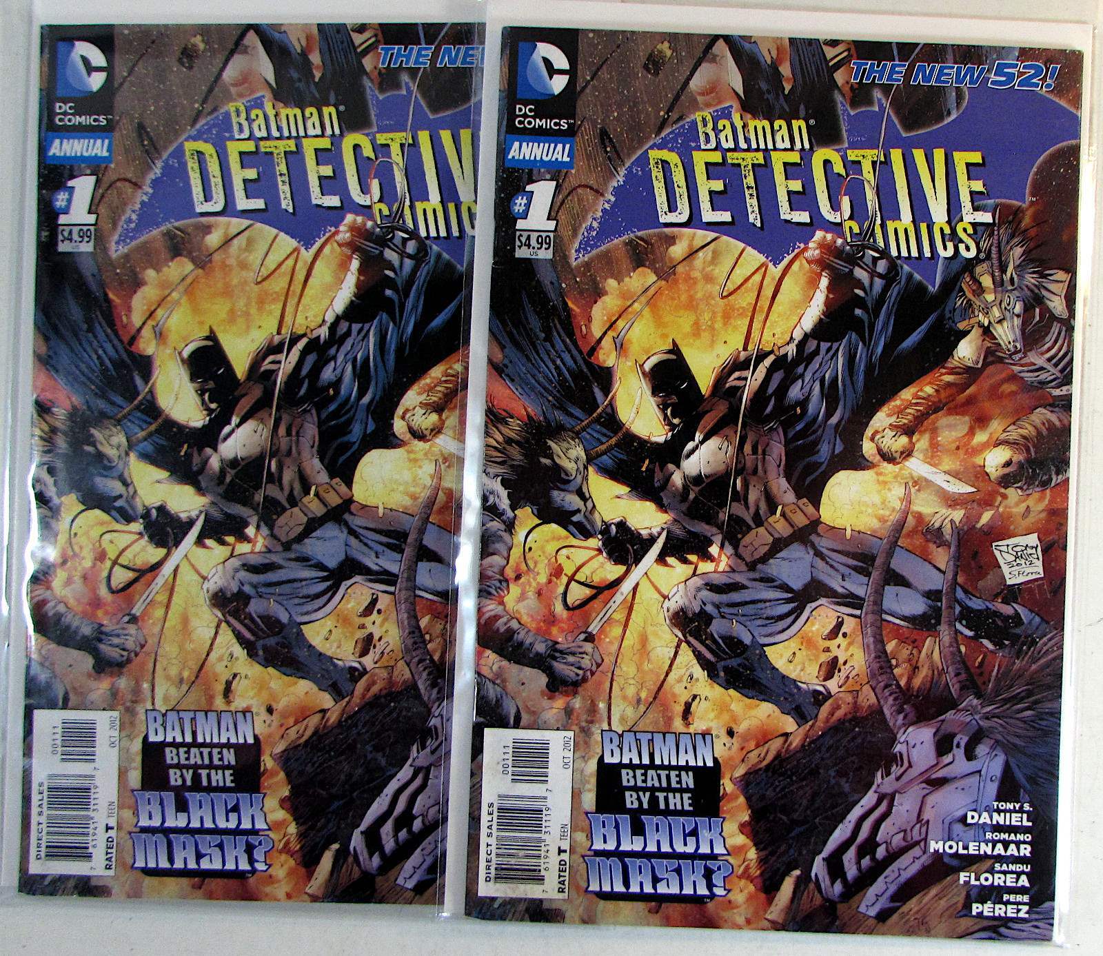 Batman Annual Lot of 2 #1 x2 DC Comics (2014) 2nd Series 1st Print Comic Books