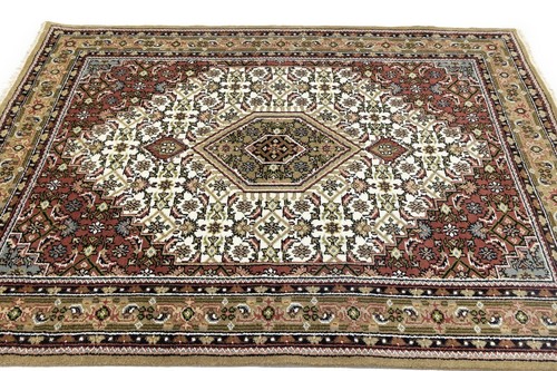 Indo-Bidjar Oriental Rug Floral Tribal Carpet Home Studio Office Décor 6X8 ft - Picture 7 of 20