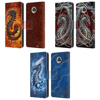 OFFICIAL CHRISTOS KARAPANOS DRAGONS 2 LEATHER BOOK CASE FOR MOTOROLA PHONES