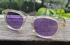 Men Purple Sunglasses Women Violet Sunglasses Johnny Depp Yellow Glasses UV400