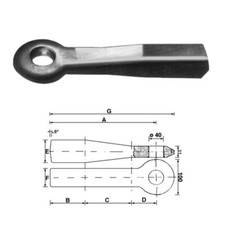 Occhione Fisso Tipo Tedesco Trazione 6/10T Trattore Rimorchio by Fox indici15